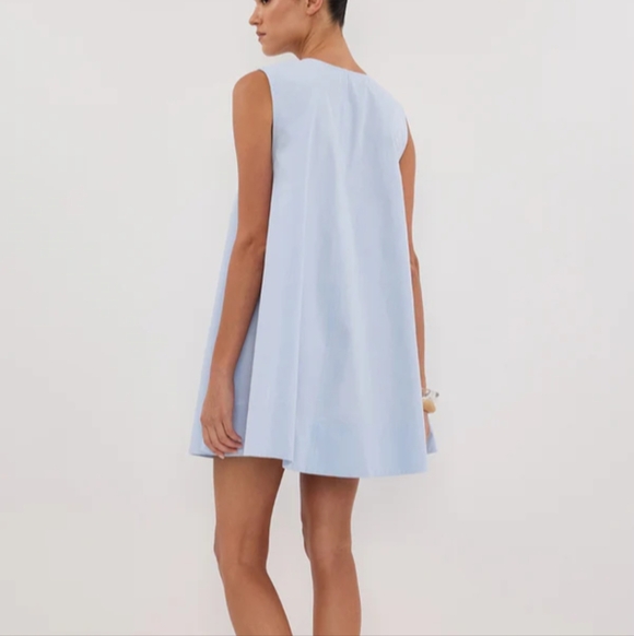 Dissh 'Gabby'  cornflower blue cotton mini NWT - Picture 4 of 13